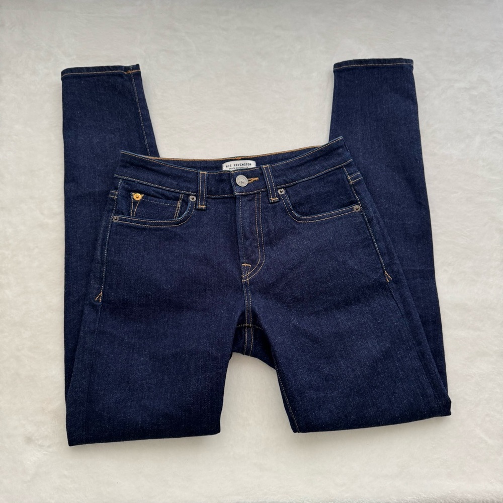 Ace Rivington Santa Barbara Classic Denim Skinny Jeans Size 25x28 Blue